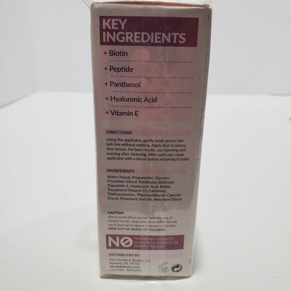 Alluxe Anti-Aging Volumizing Lash Serum Biotin Sealed in Box .24 fl. oz. - Picture 6 of 8